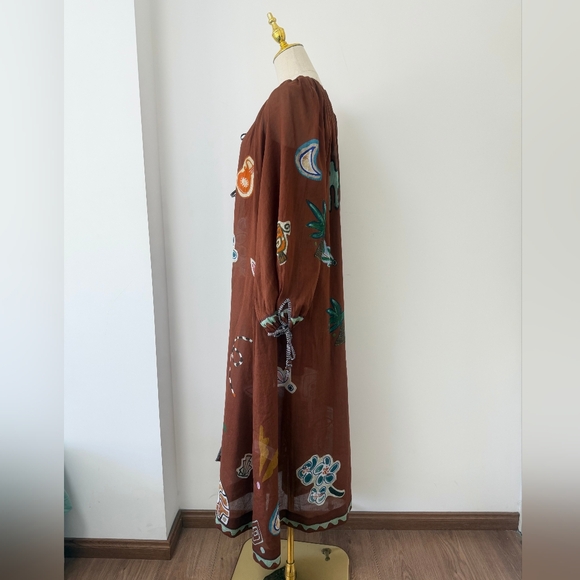 Alemais x LRNCE Laurence ramie and cotton maxi dress - Picture 8 of 11